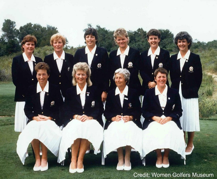 Claire Dowling Curtis Cup 1986 Team