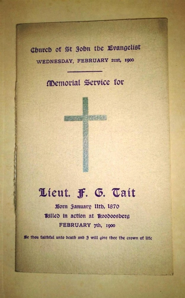 Freddie Tait Memorial Service